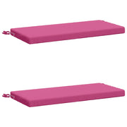 Cuscini per Panchina a 2 Pezzi SOEST 2 pz 100% Poliestere Rosa 948665