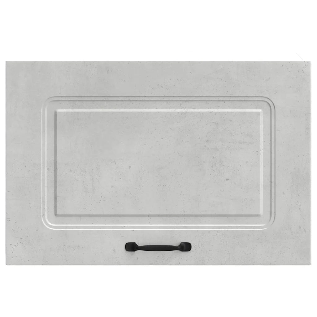 vidaXL Pensile da Cucina Kalmar Grigio Cemento in Legno Multistrato