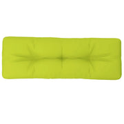 Cuscino per pallet | Cuscini per sedie Verde Brillante 120x40x12 cm in Tessuto