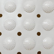 Douche mat extra grande quadrato antiscivolo 80x80cm con ganci - per vasca da bagno e pavimento bagno