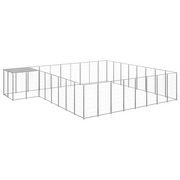 Gabbia per Cani Argento 20,57 mÂ² in Acciaio   cod mxl 48553
