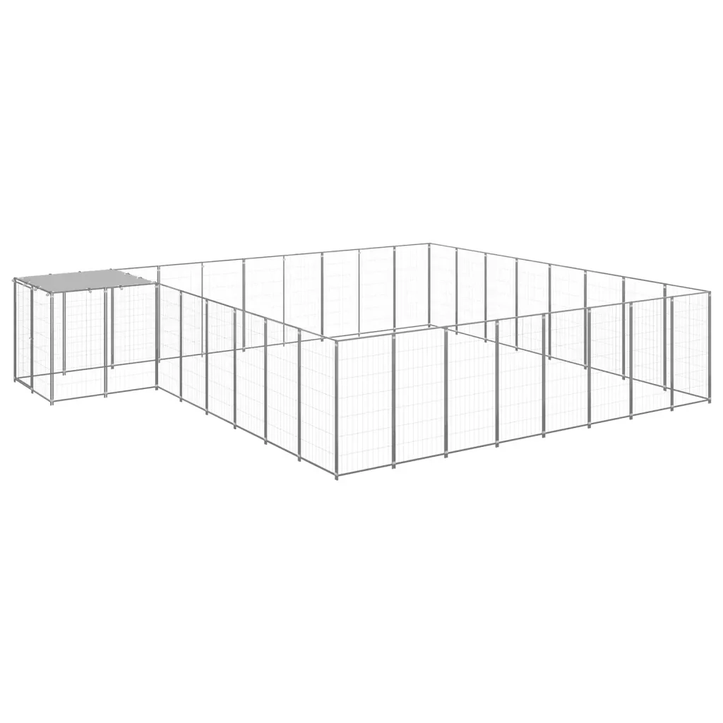 Gabbia per Cani Argento 20,57 mÂ² in Acciaio   cod mxl 48553