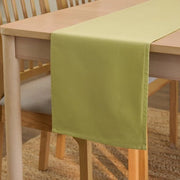 Tavolo da giardino, dimensioni 32x150 cm | Tela di cotone | Colore uniforme salmone | Lavabile e resistente