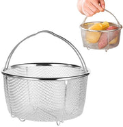 Stomatore a rete 20CM - Acciaio inossidabile - Funzione filtro olio - Sicuro per alimenti - Progettato per la durata - Stomatore a rete con filtro olio.