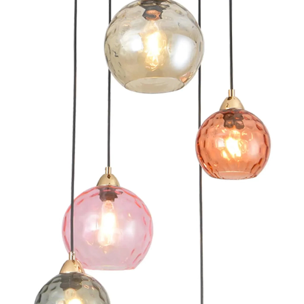 LÚZETE - LAMPADA A SOFFITTO 5 LUCI NERIUM