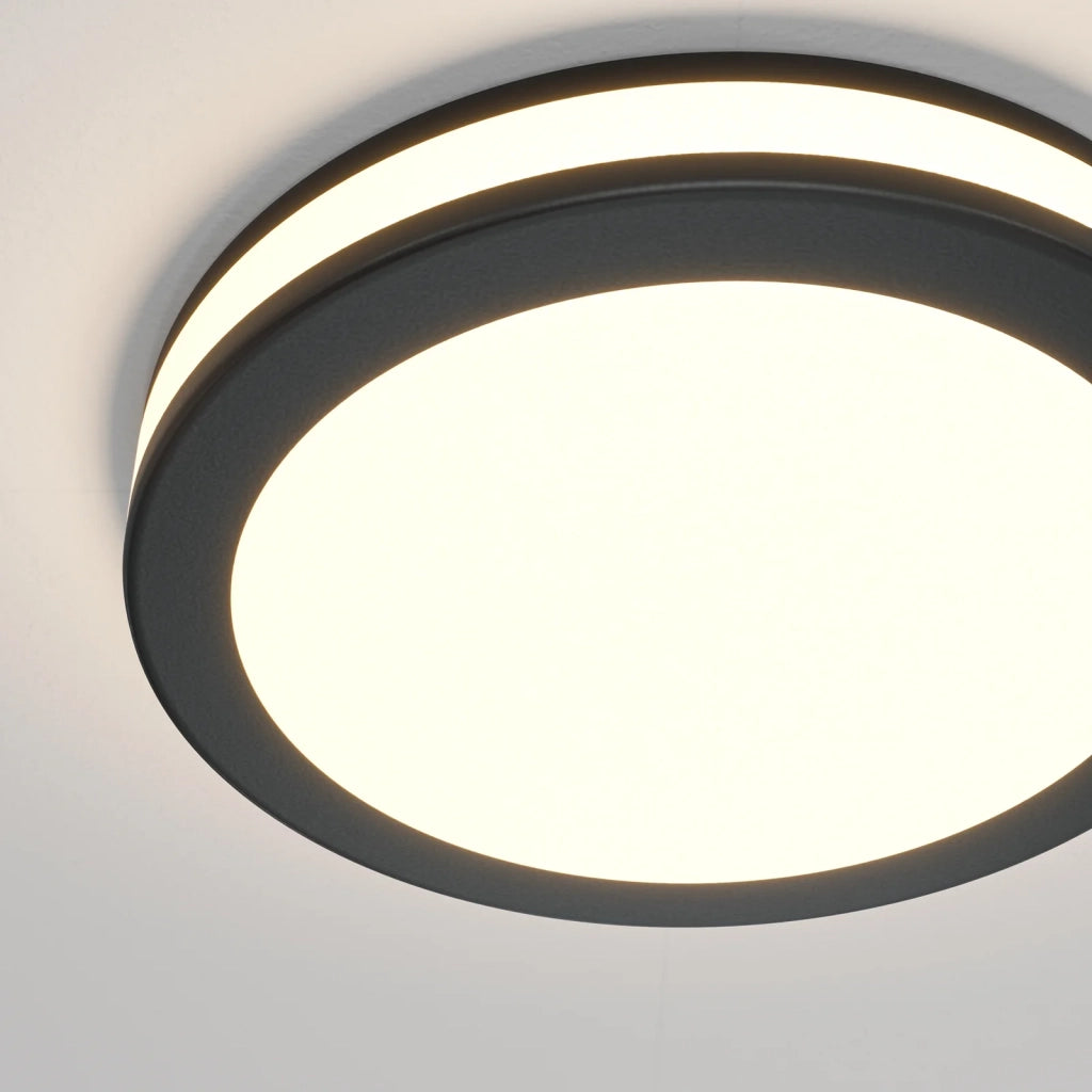 Maytoni Lampada da Incasso Phanton 1 luce LED integrato nero metallo