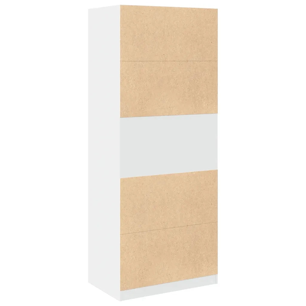 Armadio Bianco 80x50x200 cm in Legno Multistrato CFW4920065