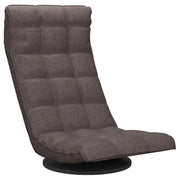 Sedia da Pavimento Girevole Tortora in Tessuto CFW8109360