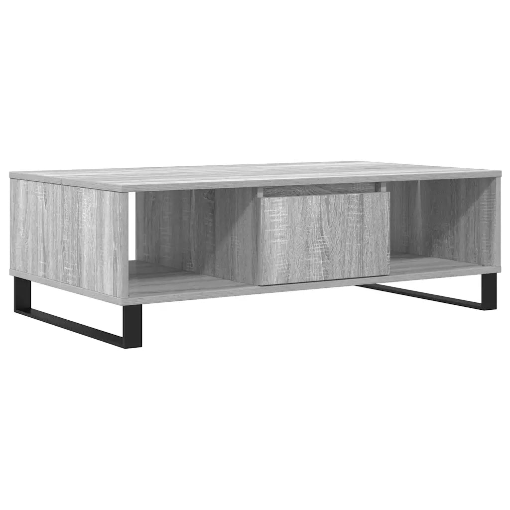 Tavolino da Salotto Grigio Sonoma 104x60x35cm Legno Multistratocod mxl 129950