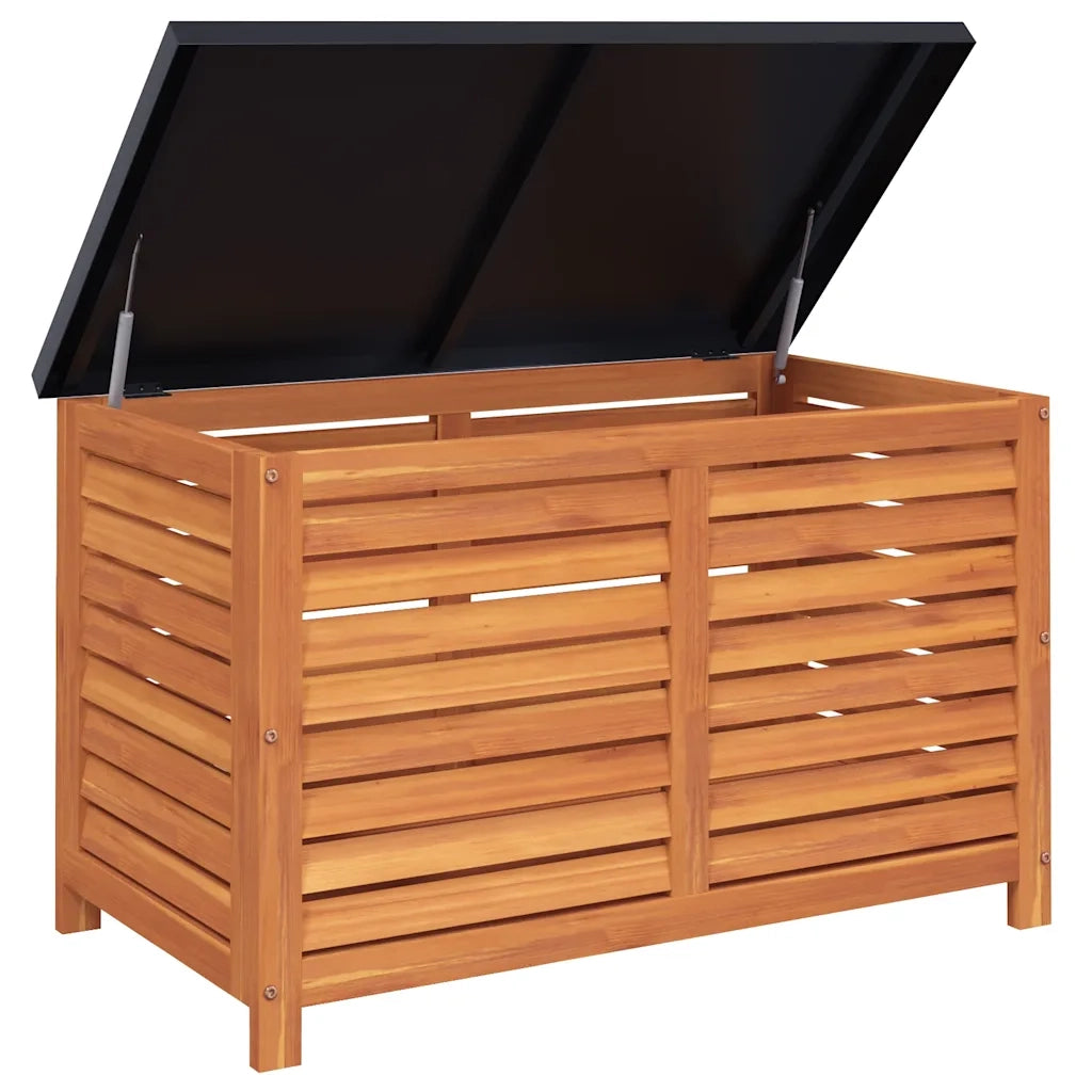 Contenitore da Giardino 90x48x55 cm Legno Massello di Eucalipto 367839