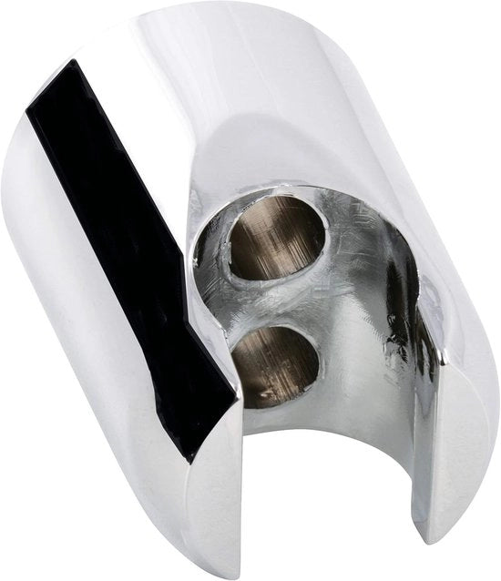 Sostegno per doccia - Supporto per fissaggio a parete - 1 pezzo - Acciaio inox - Plastica