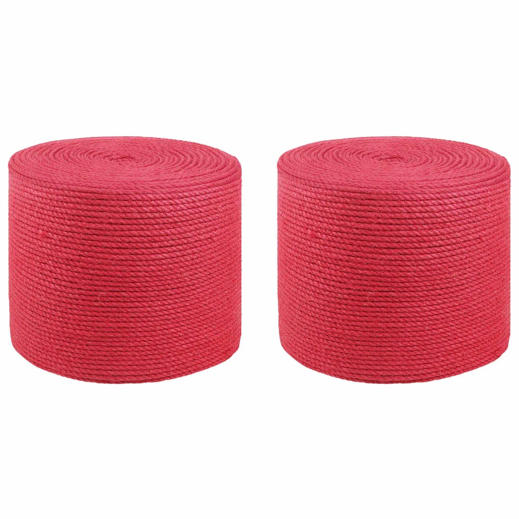 Corda di Juta 2 pcs Rosso 100% juta Tossa 42011695