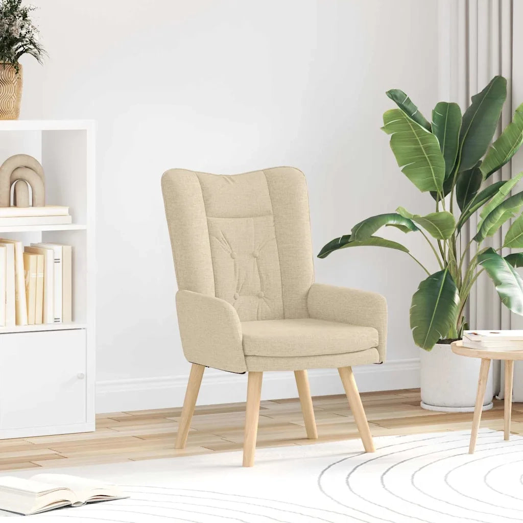poltrona Crema 63 x 67 x 94 cm Tessuto e compensato 42001831