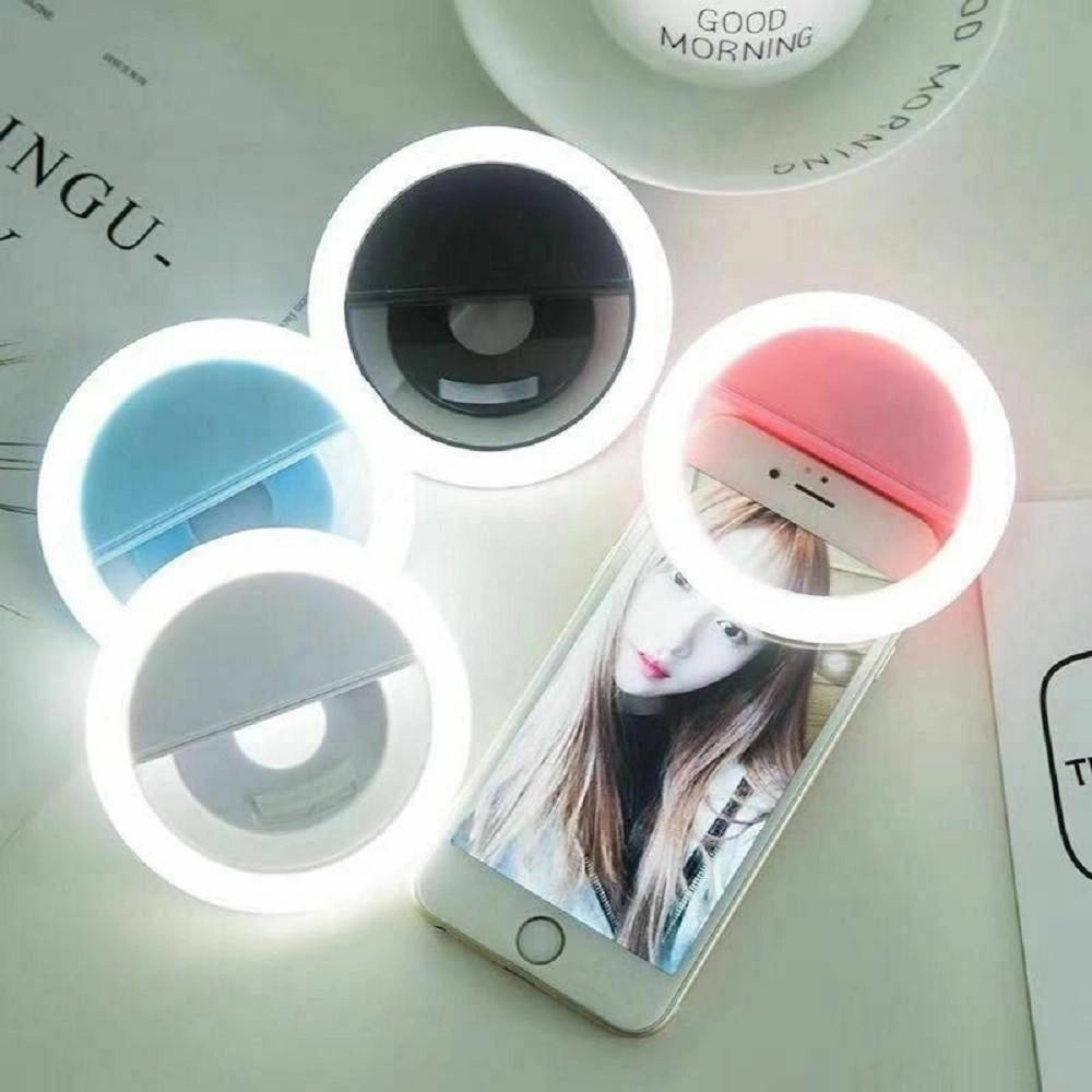 Trade Shop - Anello Luminoso A Led Per Selfie Tik Tok Luce Ring Light Telefono Ricaricabile -