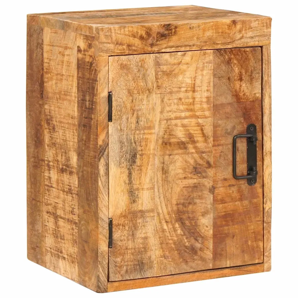 vidaXL Comodino 2 pcs Marrone 35 x 33 x 48 cm Legno di mango massello
