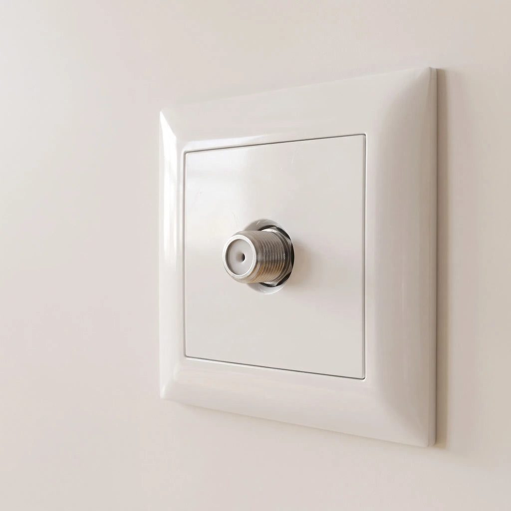 Presa Antenna Con Cornice Oste Jnh012-a White