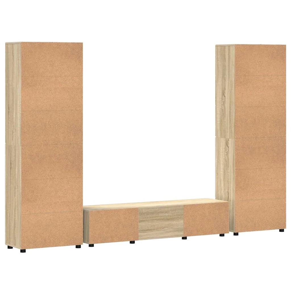 Set mobile TV FLORIN 3 pcs Rovere Sonoma Legno multistrato 3397996