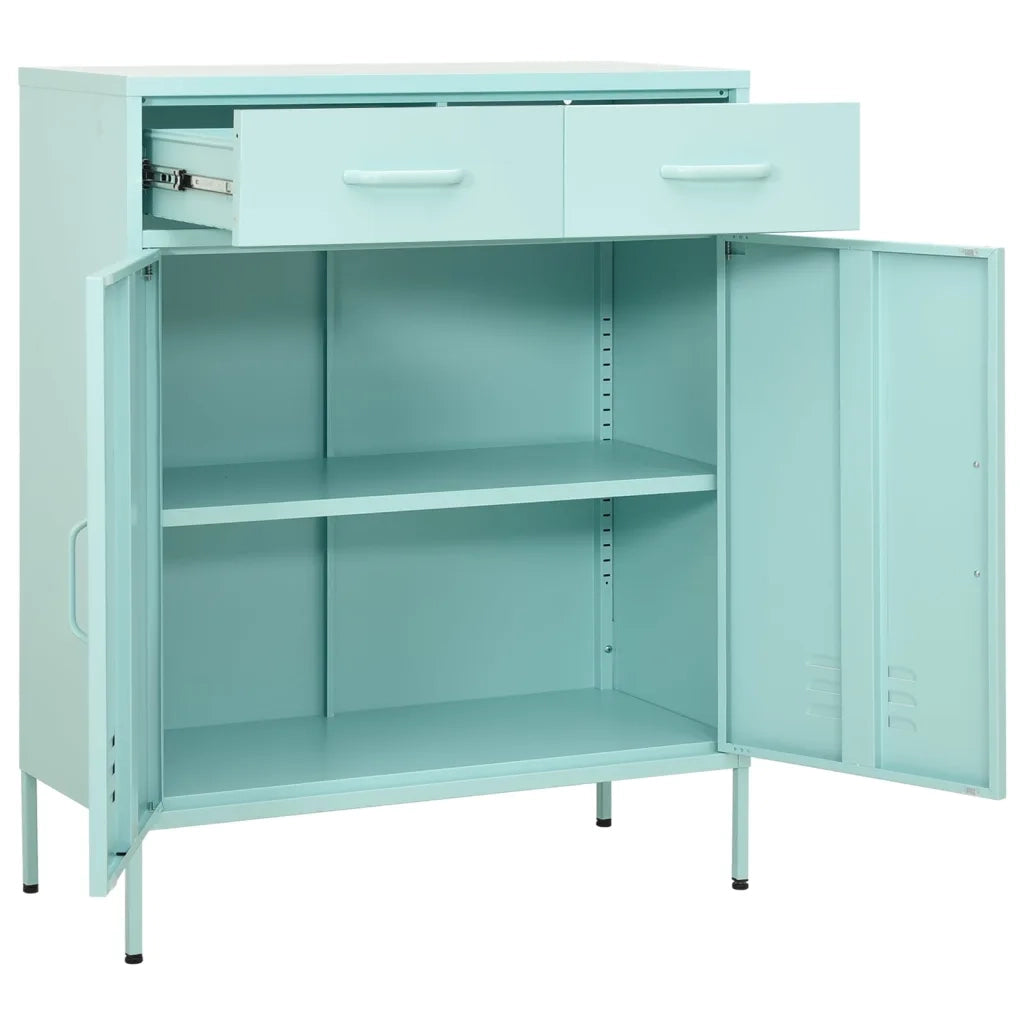 Armadietto Menta 80x35x101,5 cm in Acciaio 336158