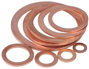 Gusci di chiusura in rame - Afdichtringen M24x34x2,0mm - Qualità elevata - 4 pezzi - Per sanitario e industria - Duraturo e affidabile