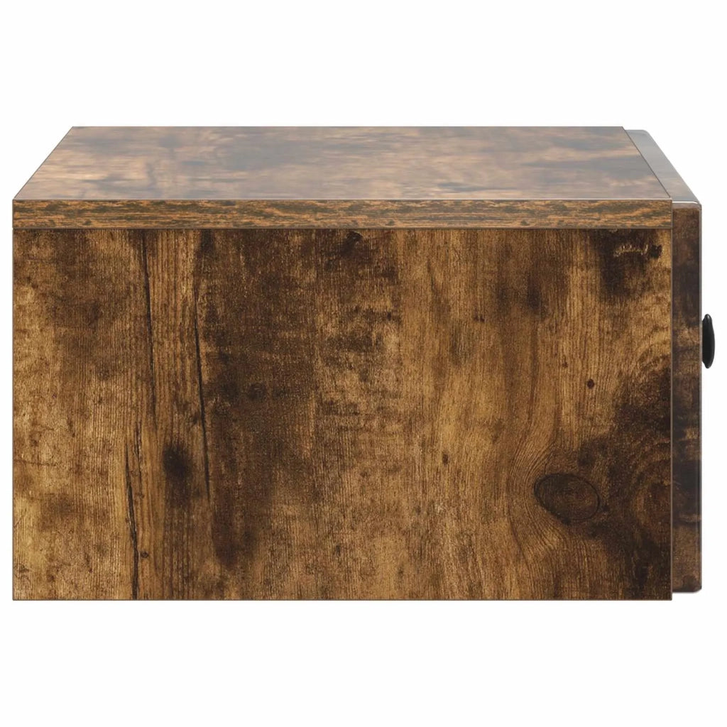 Mobiletto da notte a muro 2 pcs Rovere Fumo 49 x 34,5 x 20 cm 898116
