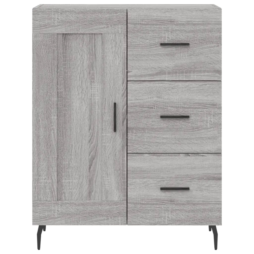 Credenza | Madia | Buffet da pranzo | Armadio da pranzo Grigio Sonoma 69,5x34x90 cm in Legno Multistrato