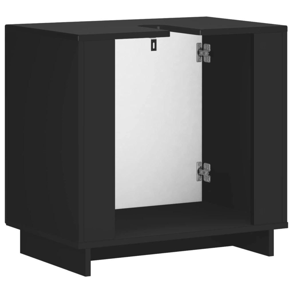Mobile da bagno Nero 60 x 41 x 58 cm Legno ingegnerizzato 8011613