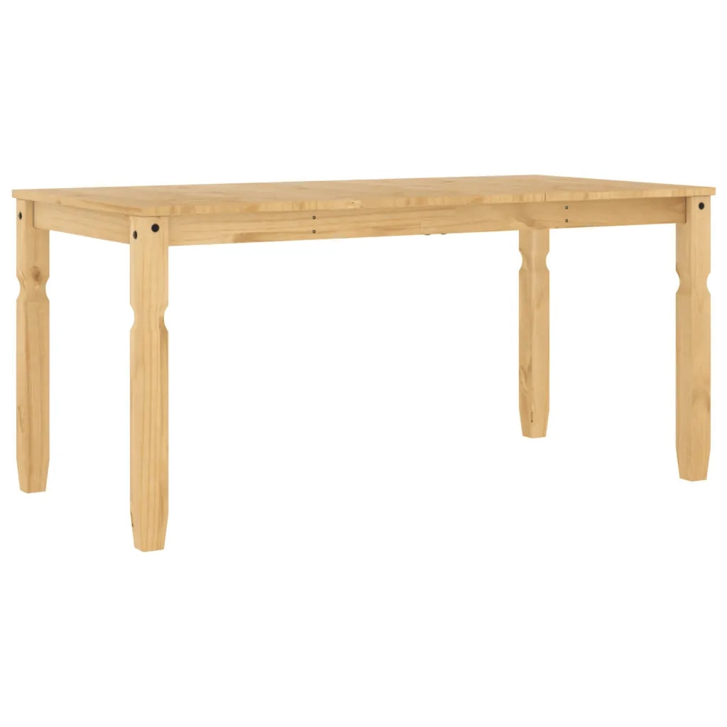Tavolo da Pranzo Corona 160x80x75 cm in Legno Massello di Pino 4005717