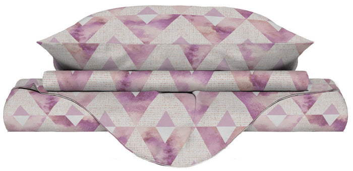 Copripiumino Matrimonale con Federe Stampato in Microfibra Kinki