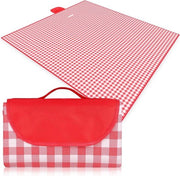 Tenda da picnic acqua resistente 200x200 cm - Tenda da picnic pieghevole con maniglia per camminare, viaggiare, campeggiare e feste - Rosso