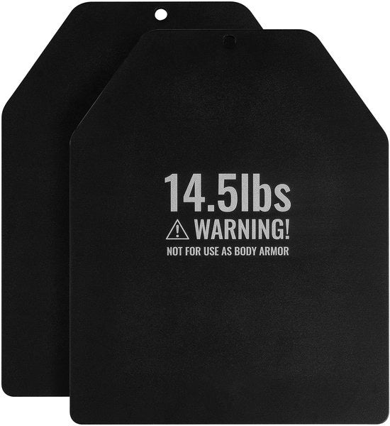 Vestplati di peso, 14,5 Lb Paren, Premium per allenamento condizionato, 12,2x10x0,5 In / 309x248x12 Mm ±10mm