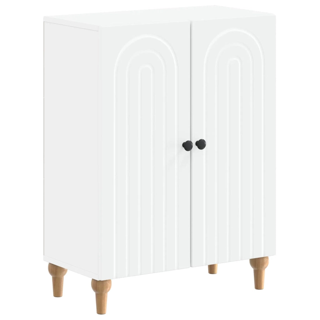 Mobiletto da Bagno ALKMAAR Bianco 59,5 x 31 x 80 cm 896175