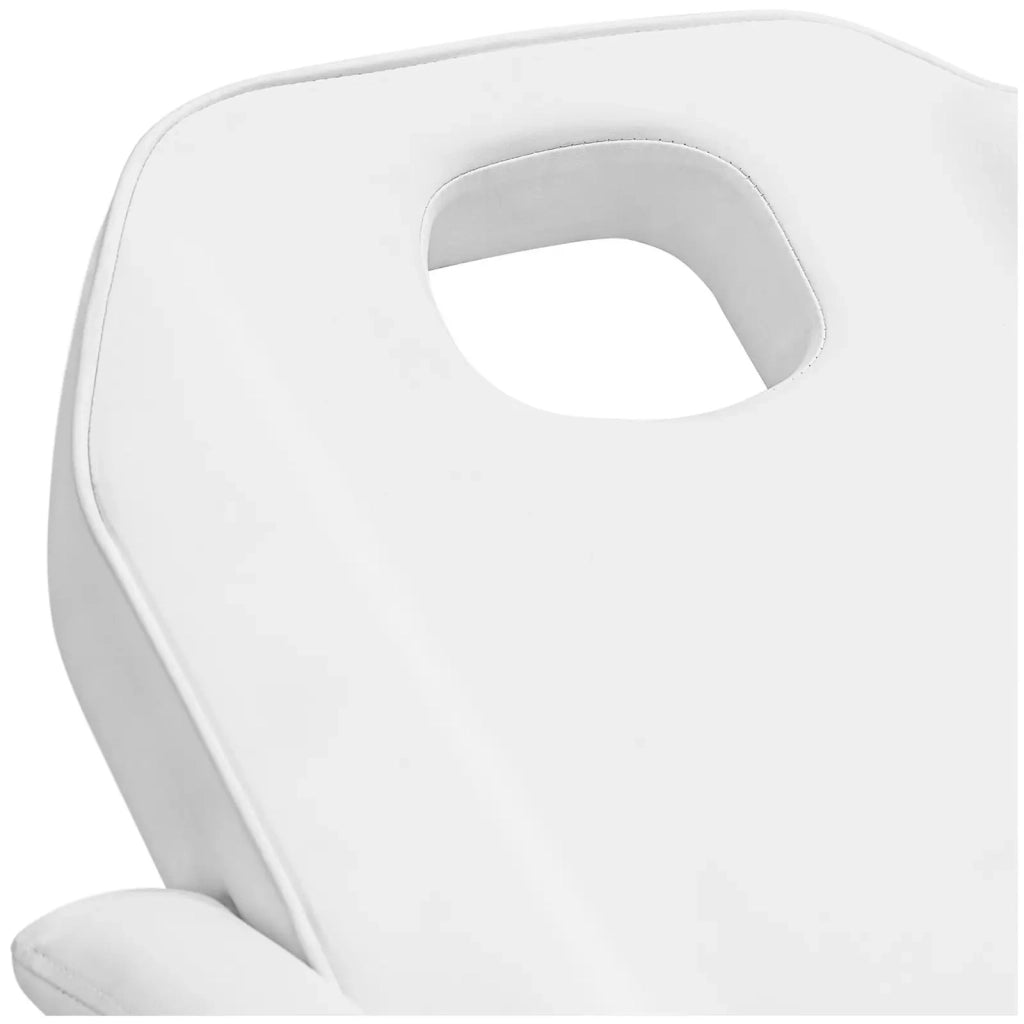 Poltrona estetica 200 kg 190 x 66 x 78 cm acciaio inox bianco 14_0008992