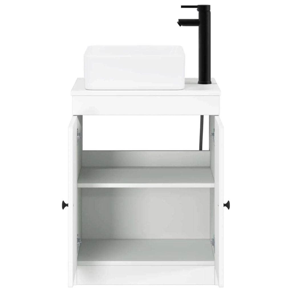 Set di mobili per il bagno Bianco Legno ingegnerizzato 3404232