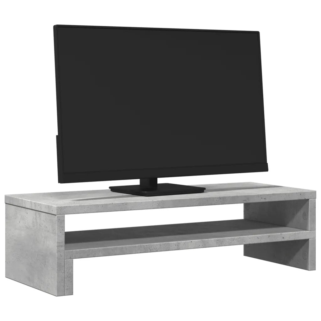 Supporto per Monitor Grigio Cemento 54x22x15 cm in Truciolato CFW4864047