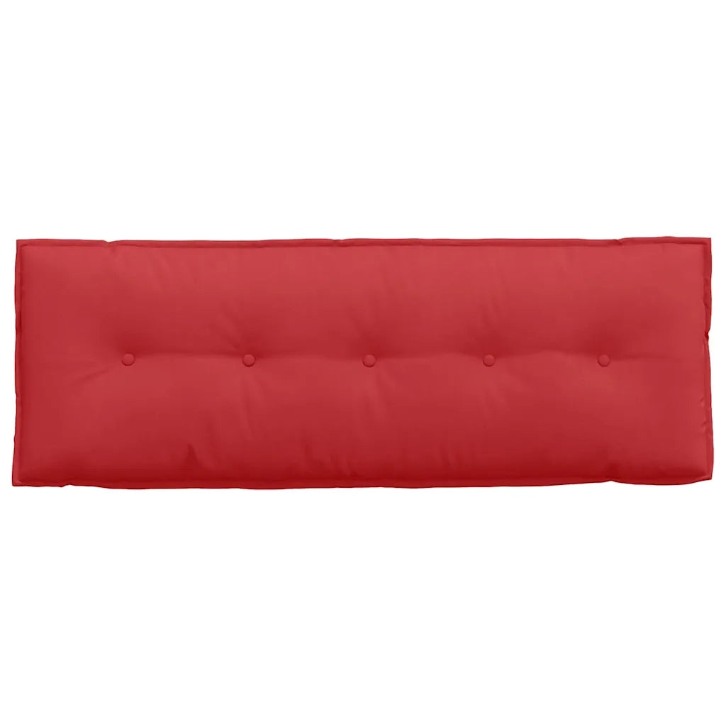 Cuscino per Schiena Rosso 140 x 19 x 50 cm Tessuto