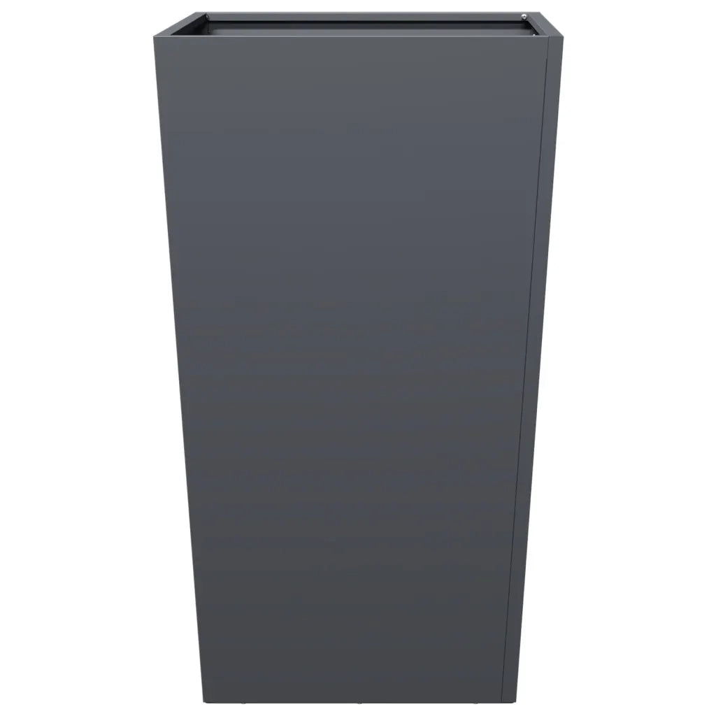 vidaXL Fioriera da Giardino Antracite 45x45x75 cm in Acciaio