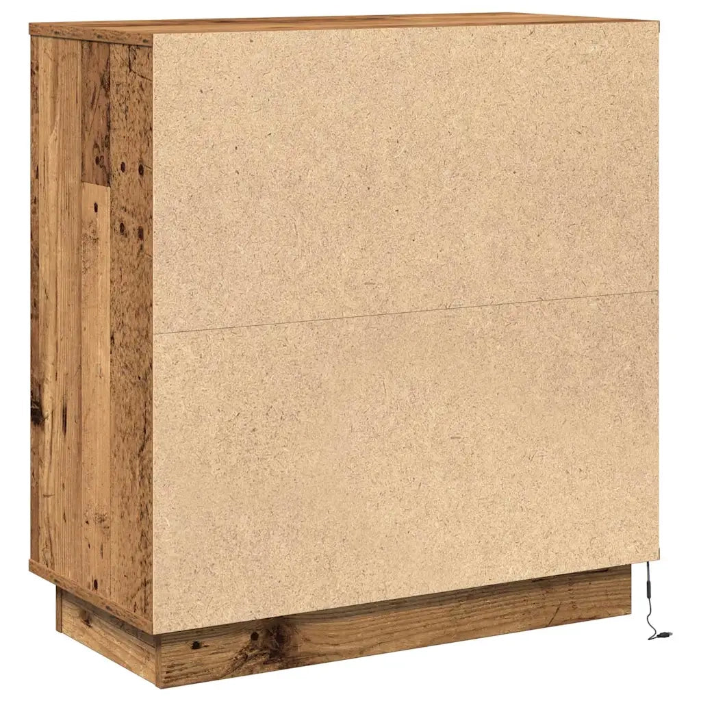Armadio da Notte con cassetto Legno vecchio 71 x 34,5 x 75 cm 869640