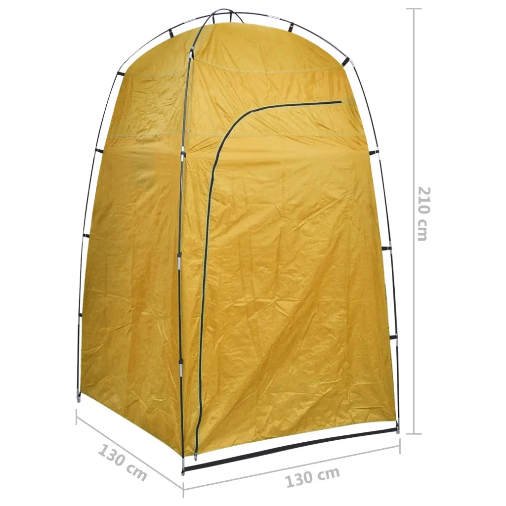 Tenda per Doccia/WC/Spogliatoio-Tenda Doccia Portatile Gialla
