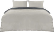 Set di coperte di letto lussuoso - 200x200cm - copri cuscino 50x75cm - tessuto di microvezzi morbido - letto e cuscini resistenti - facile da pulire - sostenibile - eco-friendly