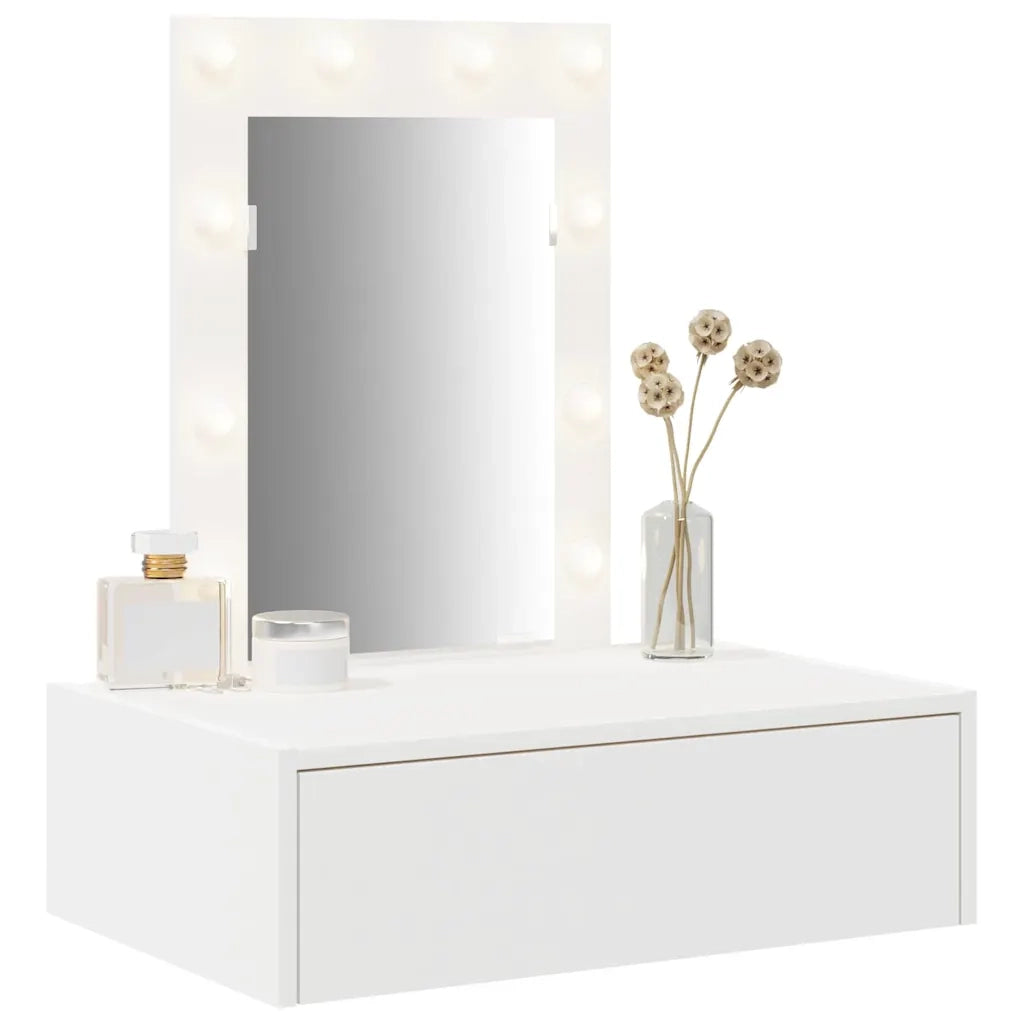 Tavolo da Trucco Bianco 60 x 40 x 70 cm Legno ingegnerizzato 865217