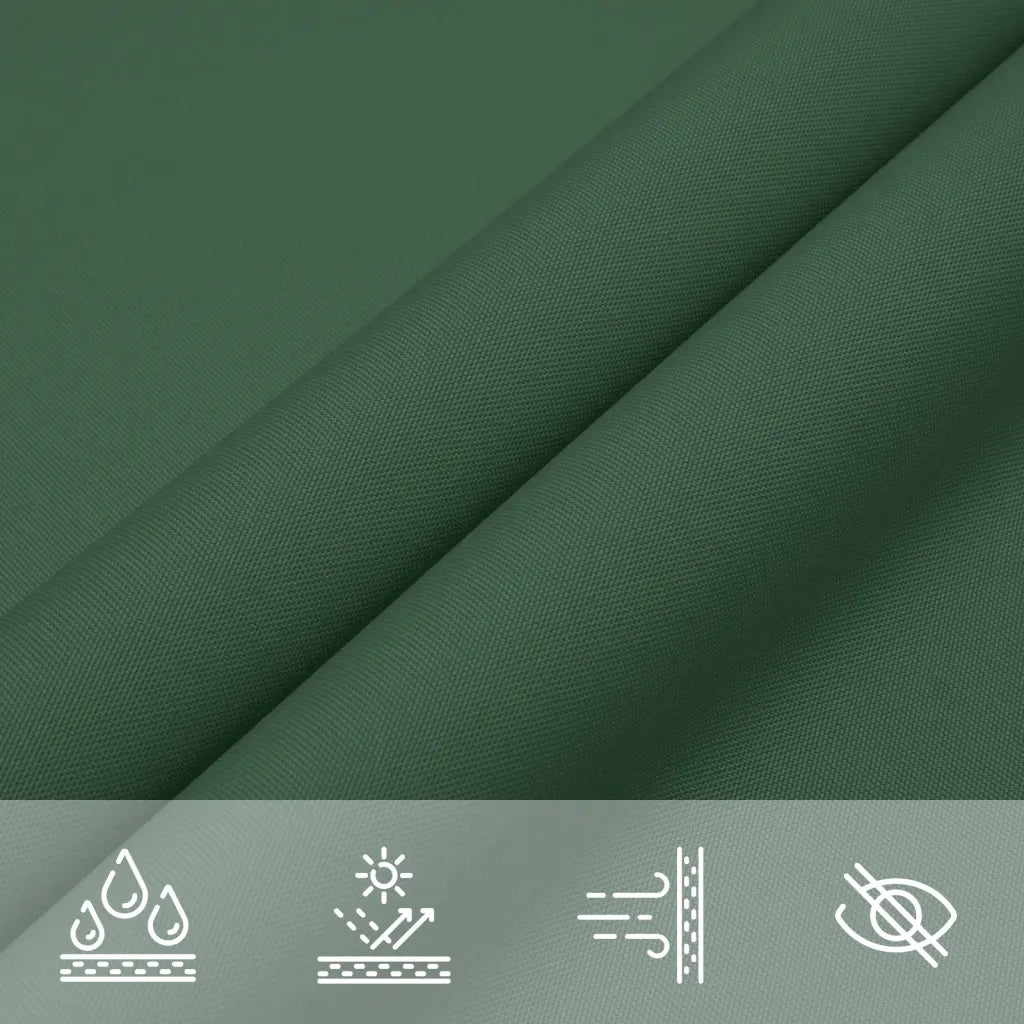 Parasole a Vela Oxford Rettangolare 4x5 m Verde Scuro cod mxl 76046