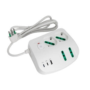 FME 40890 MULTIPRESA DA TAVOLO 4P+3P USB A-B-C BCA