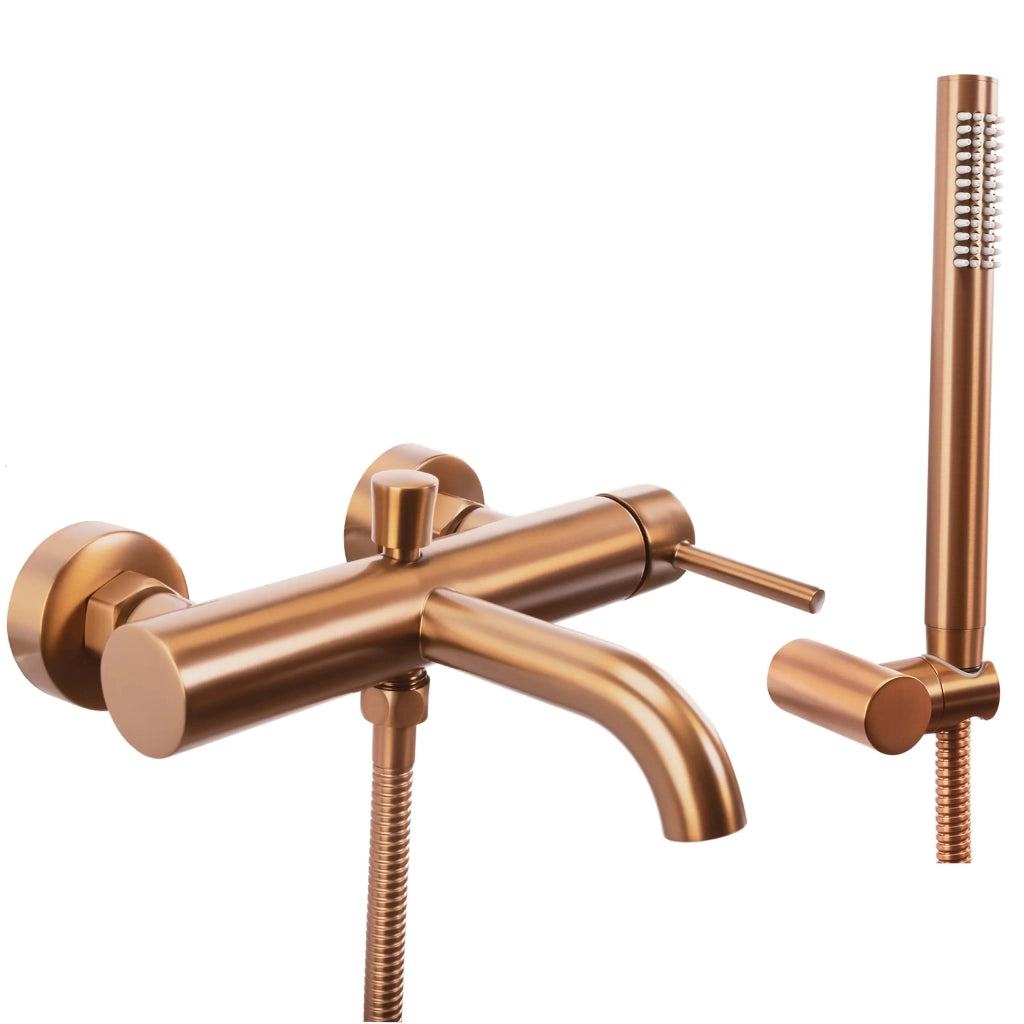 Rubinetto Da Vasca Rea Lungo Copper Brush