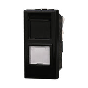 Connettore Rete Presa Dati RJ45 CAT6 Colore Nero Compatibile Con Bticino Axolute
