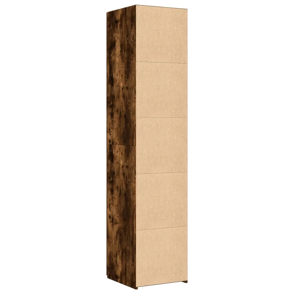 Buffet credenza cassettiera mobiletto mobile contenitore organizer cucina soggiorno salotto alto 40 x 42,5 x 185 cm legno ingegnerizzato marrone 02_0033357