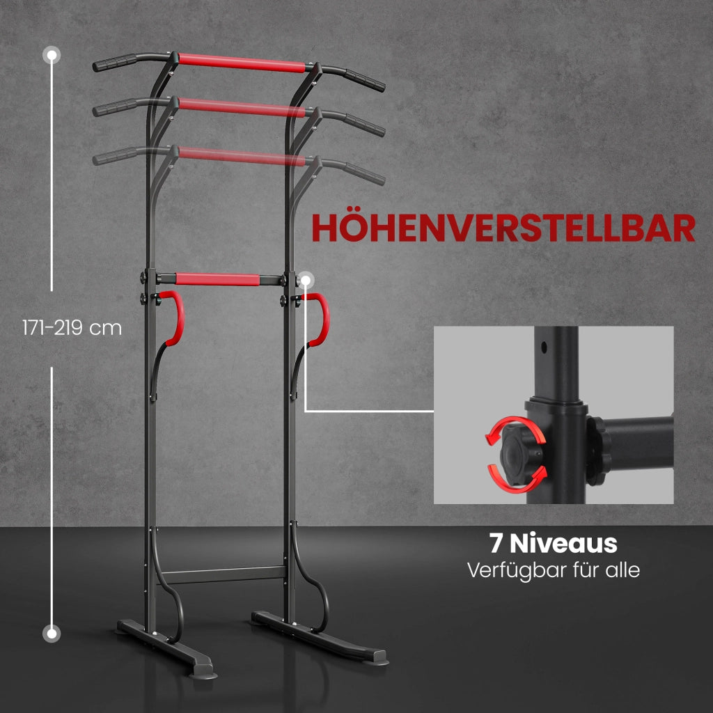 Stazione Power Tower Multifunzione ¨C Xylo ¨C Regolabile Sbarra Trazioni Dip Station