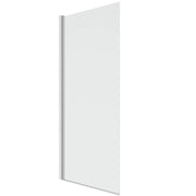 IDMarket - Mampara de baño de 1 hoja 70x120 cm con perfil de aluminio plateado