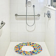 Spazzola a roncola - 60 cm - Materiale antiscivolo PVC-Luffa - Secchezza rapida - Con fessure di drenaggio