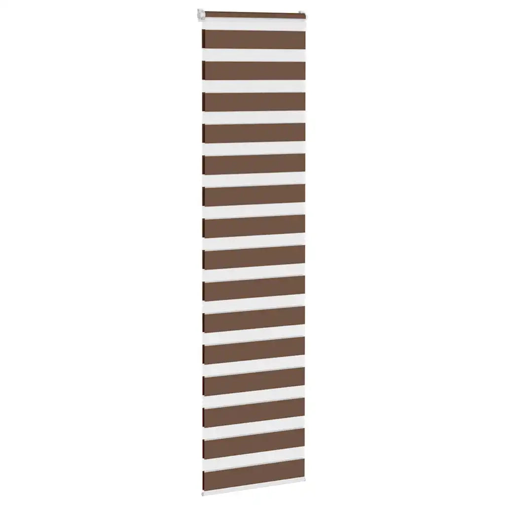 vidaXL Tenda a Rullo Zebra Larghezza Tessuto 50,9 cm Poliestere