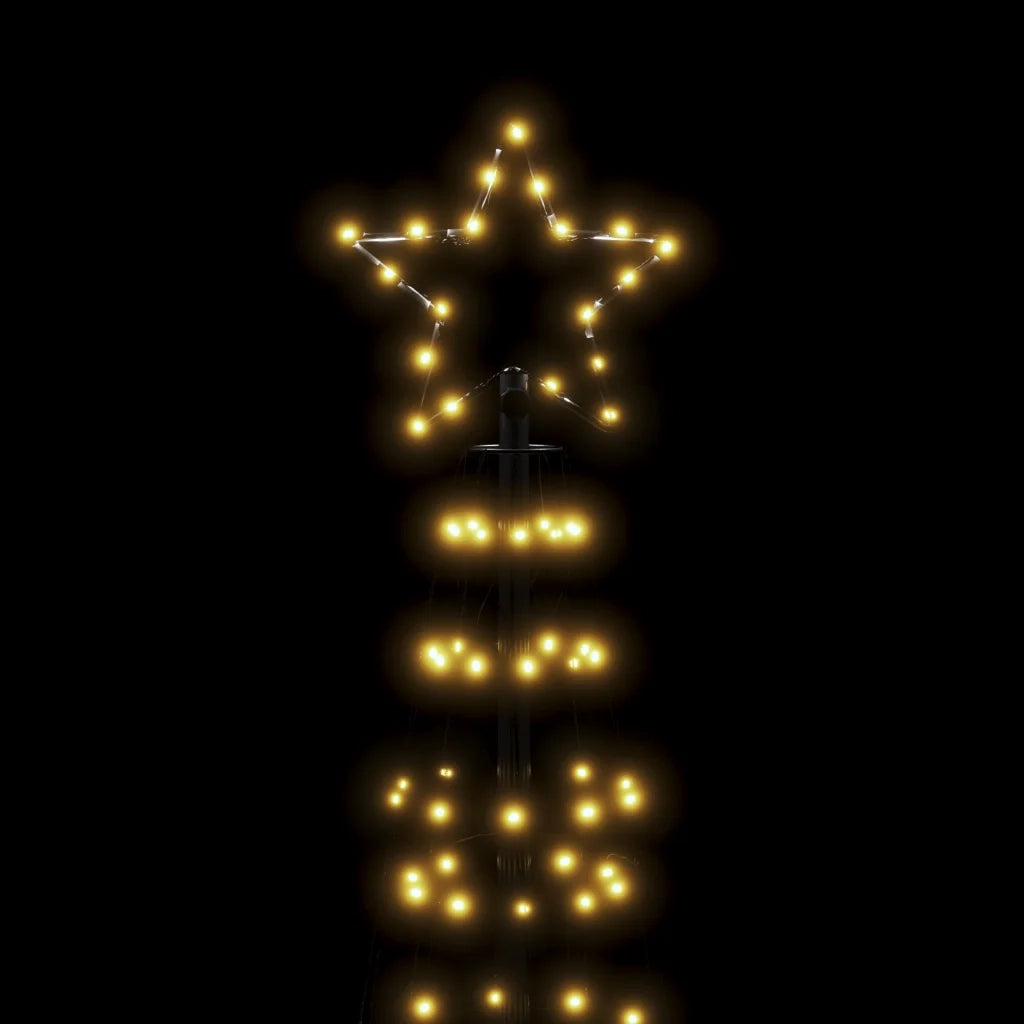 Albero di Natale a LED con Punte 570 LED Bianco Caldo 300 cm 358104